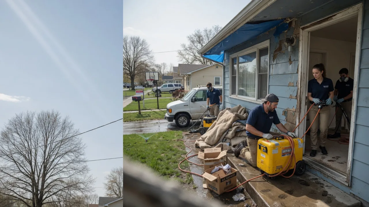 Basement Flood Cleanup in Peterstown, WV near me